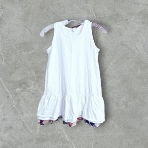 Burberry Girls White Triple Ruffle Classic Plaid Tank Top, 14Y